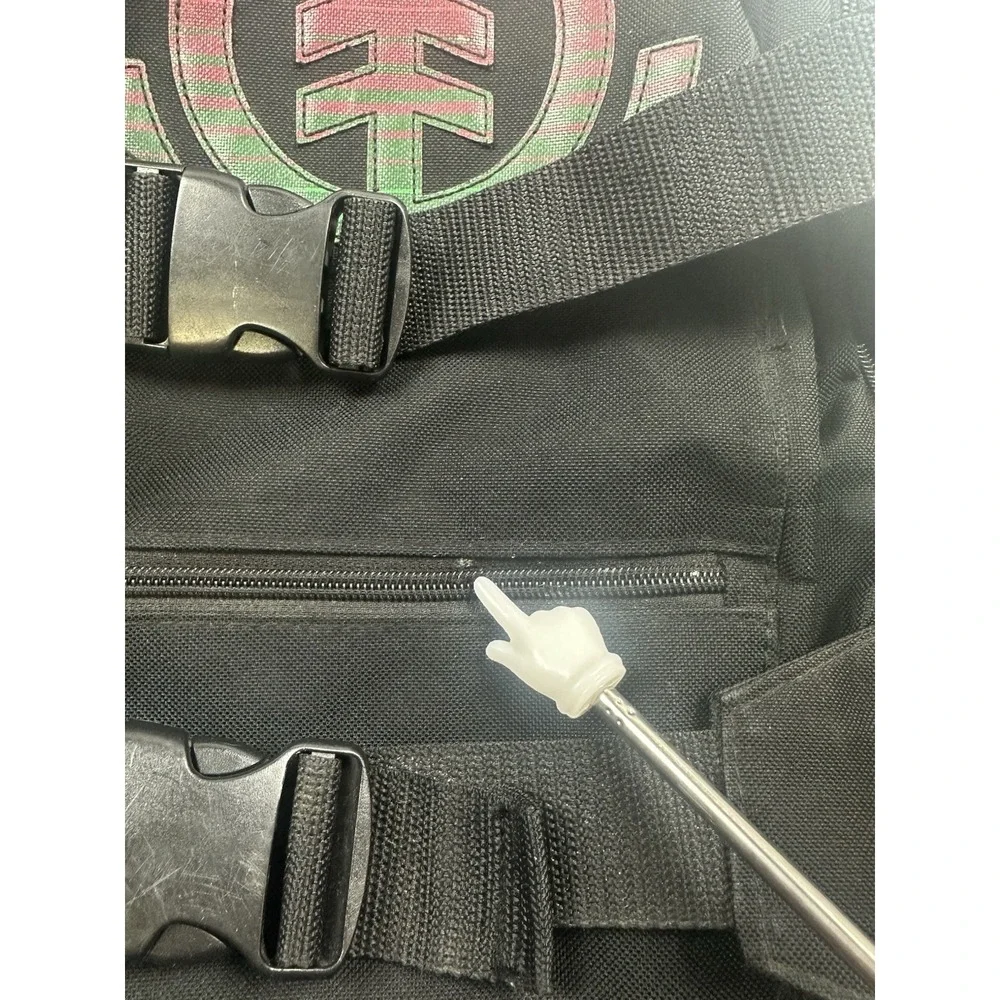 Element Black Mohave Skateboard Backpack Bag Rasta Logo